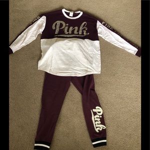 Victoria’s Secret Pink Sweat Pant Outfit